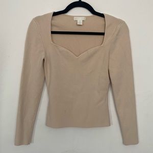 Sweetheart long sleeve